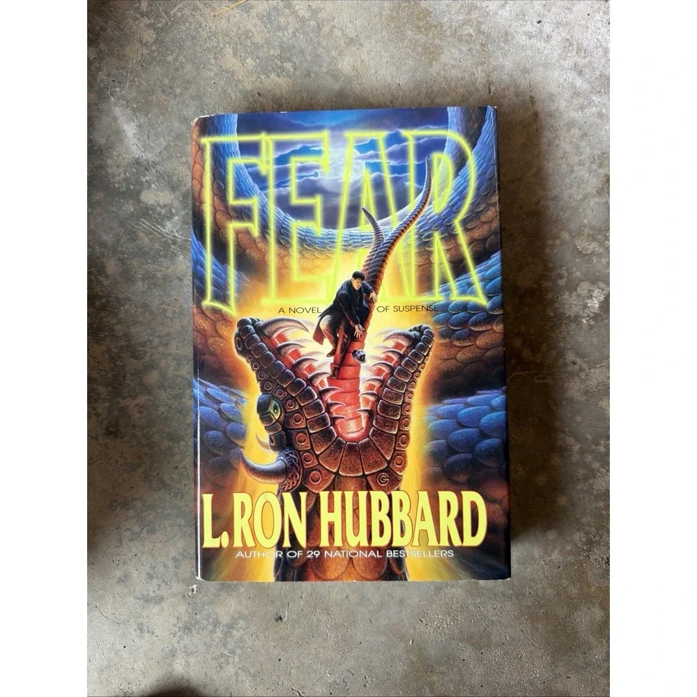 Fear Hardcover L. Ron Hubbard 1991 Hardcover